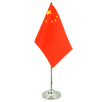 China Satin Tischflagge 15 x 22 cm