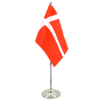 Dänemark Satin Tischflagge 15 x 22 cm