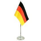 Deutschland Satin Tischflagge 15 x 22 cm
