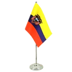 Ecuador Satin Table Flag 6x9"