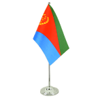 Eritrea Satin Tischflagge 15 x 22 cm