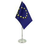 Europäische Union EU Satin Tischflagge 15 x 22 cm