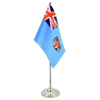 Satin Tischflagge Fidschi 15 x 22 cm