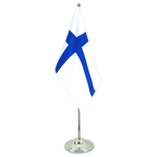 Finnland Satin Tischflagge 15 x 22 cm