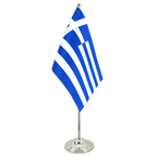 Griechenland Satin Tischflagge 15 x 22 cm