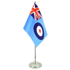 Satin Tischflagge Großbritannien Royal Airforce RAF 15 x 22 cm