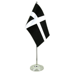 St. Piran Cornwall Satin Tischflagge 15 x 22 cm