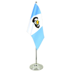 Guatemala Satin Tischflagge 15 x 22 cm