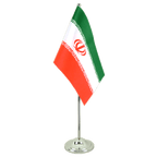 Iran Satin Table Flag 6x9"