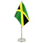 Jamaika Satin Tischflagge 15 x 22 cm