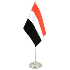Satin Tischflagge Jemen 15 x 22 cm