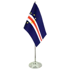 Satin Tischflagge Kap Verde 15 x 22 cm