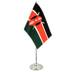 Tischflagge Kenia - 15 x 22 cm Satin
