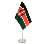 Satin Tischflagge Kenia 15 x 22 cm