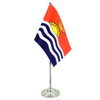 Kiribati Satin Tischflagge 15 x 22 cm