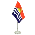 Satin Tischflagge Kiribati 15 x 22 cm