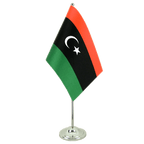 Libyen Königreich 1951-1969 Satin Tischflagge 15 x 22 cm