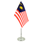Malaysia Satin Tischflagge 15 x 22 cm