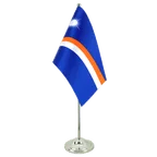 Satin Tischflagge Marshall Inseln 15 x 22 cm