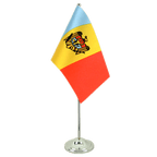 Moldawien Satin Tischflagge 15 x 22 cm