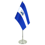 Nicaragua Satin Tischflagge 15 x 22 cm
