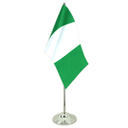 Tischflagge Nigeria - 15 x 22 cm Satin