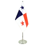 Satin Tischflagge Panama 15 x 22 cm