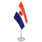 Paraguay Satin Table Flag 6x9"