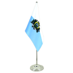 Drapeau de table Saint Marin - 15 x 22 cm, prestige