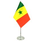 Senegal Satin Tischflagge 15 x 22 cm