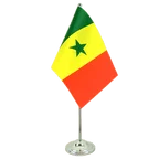Satin Tischflagge Senegal 15 x 22 cm