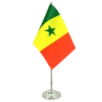 Drapeau de table Sénégal 15 x 22 cm, prestige