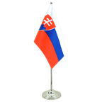 Slowakei Satin Tischflagge 15 x 22 cm