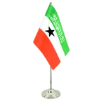 Somaliland Satin Table Flag 6x9"