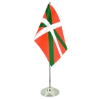 Satin Tischflagge Spanien Baskenland 15 x 22 cm