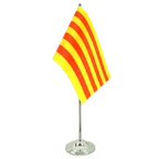 Satin Tischflagge Katalonien 15 x 22 cm