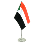 Sudan Satin Tischflagge 15 x 22 cm