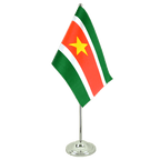 Suriname Satin Table Flag 6x9"