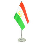Tadschikistan Satin Tischflagge 15 x 22 cm