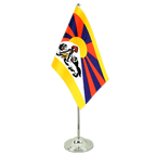 Tibet Satin Tischflagge 15 x 22 cm