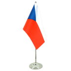 Czech Republic Satin Table Flag 6x9"