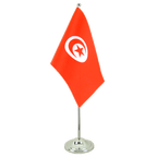 Tunesien Satin Tischflagge 15 x 22 cm