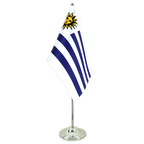 Uruguay Satin Table Flag 6x9"