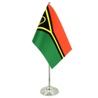 Vanuatu Satin Tischflagge 15 x 22 cm