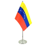Satin Tischflagge Venezuela 8 Sterne 15 x 22 cm