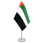 Vereinigte Arabische Emirate Satin Tischflagge 15 x 22 cm