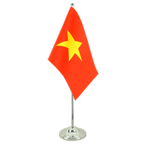 Viêt Nam Vietnam Drapeau de table 15 x 22 cm, prestige