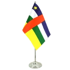 Satin Tischflagge Zentralafrikanische Republik 15 x 22 cm