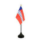 Archipel des Tuamotu Mini drapeau de table 10 x 15 cm
