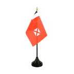 Wallis und Futuna Tischflagge 10 x 15 cm